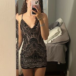 lucy in the sky mini dress